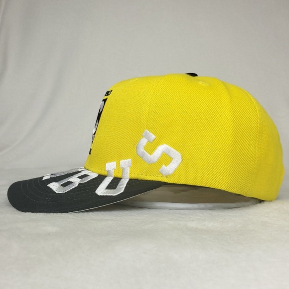 Columbus Crew Mitchell &‎ Ness MLS Pro Fit Snapback Hat Cap Yellow Black NWT - Picture 7 of 9